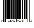 Barcode Image for UPC code 023000003512