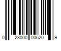 Barcode Image for UPC code 023000006209