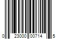 Barcode Image for UPC code 023000007145