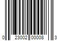 Barcode Image for UPC code 023002000083