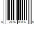 Barcode Image for UPC code 023032000060