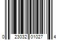 Barcode Image for UPC code 023032010274