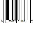 Barcode Image for UPC code 023032011837