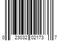 Barcode Image for UPC code 023032021737