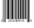 Barcode Image for UPC code 023032551005