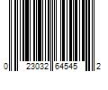 Barcode Image for UPC code 023032645452