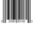 Barcode Image for UPC code 023063501802