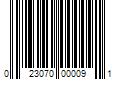 Barcode Image for UPC code 023070000091