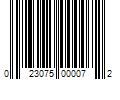 Barcode Image for UPC code 023075000072