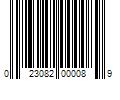 Barcode Image for UPC code 023082000089