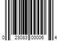 Barcode Image for UPC code 023083000064