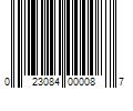 Barcode Image for UPC code 023084000087