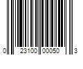 Barcode Image for UPC code 023100000503