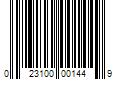 Barcode Image for UPC code 023100001449