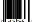 Barcode Image for UPC code 023100002323