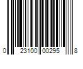 Barcode Image for UPC code 023100002958