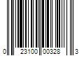 Barcode Image for UPC code 023100003283