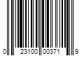 Barcode Image for UPC code 023100003719