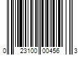 Barcode Image for UPC code 023100004563