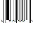 Barcode Image for UPC code 023100005003