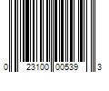 Barcode Image for UPC code 023100005393