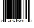 Barcode Image for UPC code 023100006413