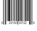 Barcode Image for UPC code 023100007229