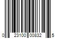 Barcode Image for UPC code 023100008325