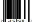 Barcode Image for UPC code 023100008363