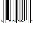 Barcode Image for UPC code 023100008462