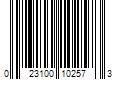 Barcode Image for UPC code 023100102573