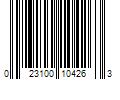 Barcode Image for UPC code 023100104263