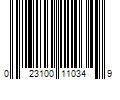 Barcode Image for UPC code 023100110349