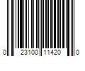 Barcode Image for UPC code 023100114200