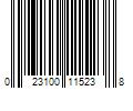 Barcode Image for UPC code 023100115238