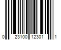 Barcode Image for UPC code 023100123011