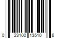 Barcode Image for UPC code 023100135106