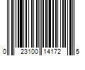 Barcode Image for UPC code 023100141725