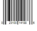 Barcode Image for UPC code 023100141886