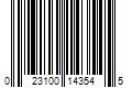 Barcode Image for UPC code 023100143545