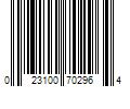 Barcode Image for UPC code 023100702964