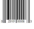 Barcode Image for UPC code 023101000083