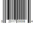 Barcode Image for UPC code 023117000084