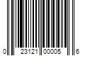 Barcode Image for UPC code 023121000056