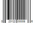 Barcode Image for UPC code 023122000086