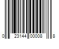 Barcode Image for UPC code 023144000088