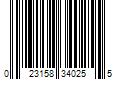 Barcode Image for UPC code 023158340255