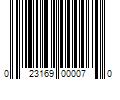 Barcode Image for UPC code 023169000070