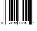 Barcode Image for UPC code 023169119154