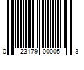 Barcode Image for UPC code 023179000053